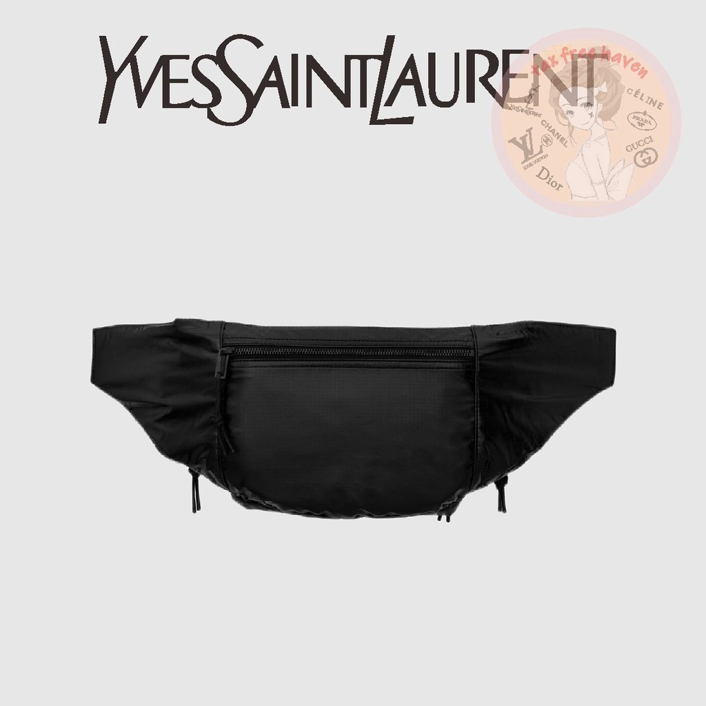 shopee-ลดกระหน่ำ-ของแท้-100-yves-saint-laurent-brand-new-nuxx-saint-laurent-print-nylon-body-bag