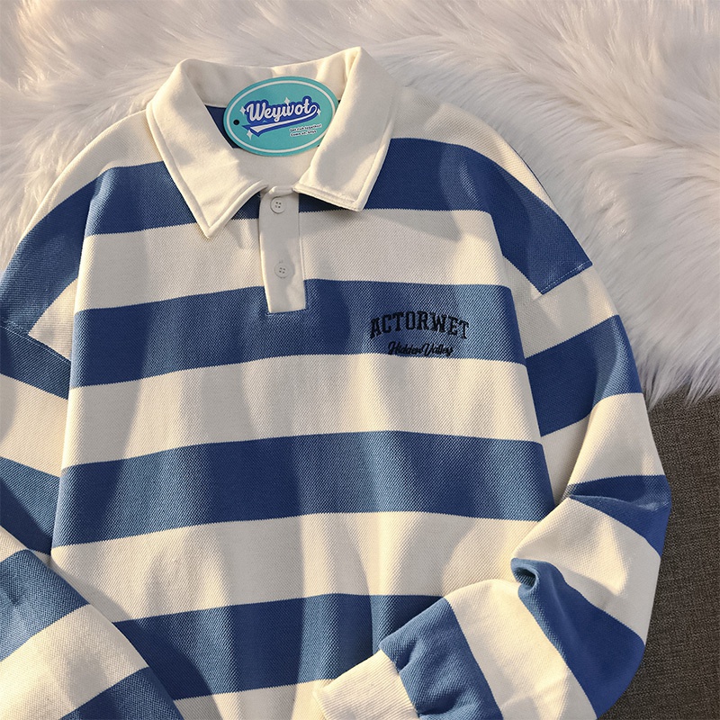 เสื้อแขนยาวลายทางคอปก ราคาพิเศษ | ซื้อออนไลน์ที่ Shopee ส่งฟรี*ทั่วไทย!