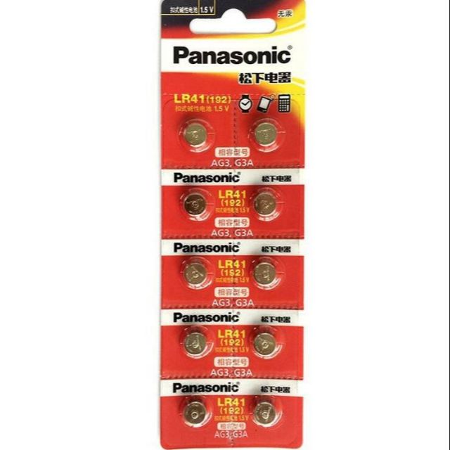 ภาพหน้าปกสินค้าถ่านกระดุม Panasonic เลือกขนาด (LR44,AG13,A76)(LR41,192, AG3,L736F)(LR1130,AG10,LR1131) 1.5V Alkaline Battery ของแท้ จากร้าน od1718 บน Shopee