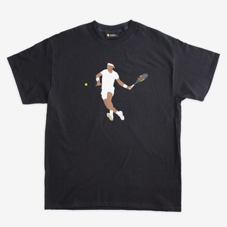 เสื้อยืดผู้ชายเสื้อยืดลําลอง แขนสั้น พิมพ์ลาย Rafa Nadal Tennis คุณภาพสูง สวมใส่สบาย แฟชั่นสําหรับผู้ชาย