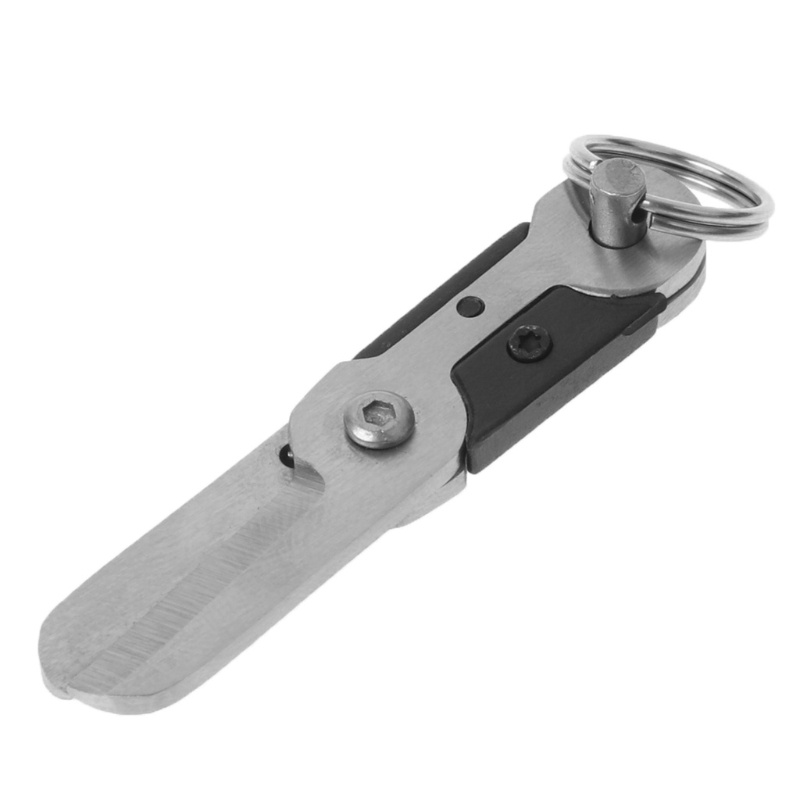 Pcf * Outdoor Survival EDC Mini Spring Scissor Pocket Tool สําหรับ Key ...