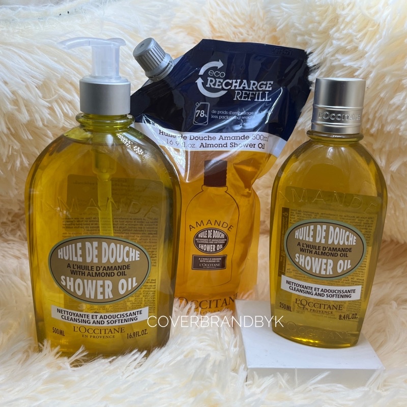 Shower oil l'occitane amande 250500 มล. เค้าเตอร์ไทย Shopee Thailand