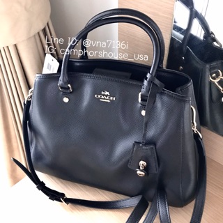 🌟พร้อมส่ง🌟COACH SMALL MARGOT CARRYALL IN LEATHER