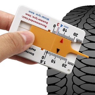 ภาพหน้าปกสินค้าอุปกรณ์วัดการสึกของดอกยาง 0-20 มม. สามารถวัดความลึกดอกยาง ยางรถบรรทุก รถยนต์ รถมอเตอร์ไซค์ Auto Car Tyre gauge ที่เกี่ยวข้อง