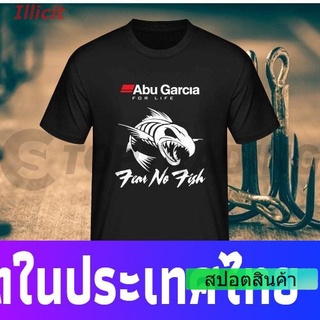 Illicit fishingเสื้อยืดลำลอง เสื้อยืดแขนสั้นผ้าฝ้ายพิมพ์ลาย Abu Garcia Fishing Logo Cs 295 สําหรับผู้ชาย fishing Short s