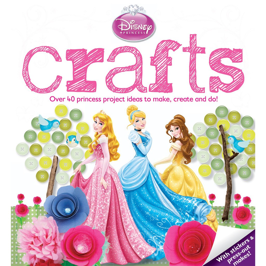 บงกช-bongkoch-หนังสือภาษาต่างประเทศ-disney-princess-craft-book