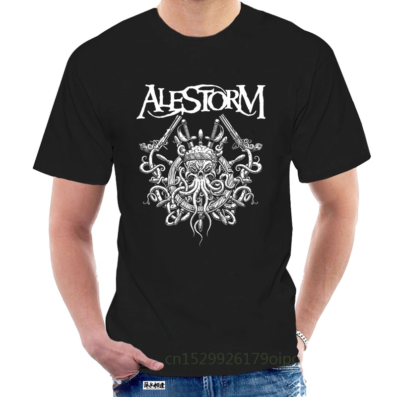 เสื้อยืดผ้าฝ้ายพิมพ์ลายขายดี-เสื้อยืด-ลาย-alestorm-folk-metal-christopher-bowes-gloryhammer