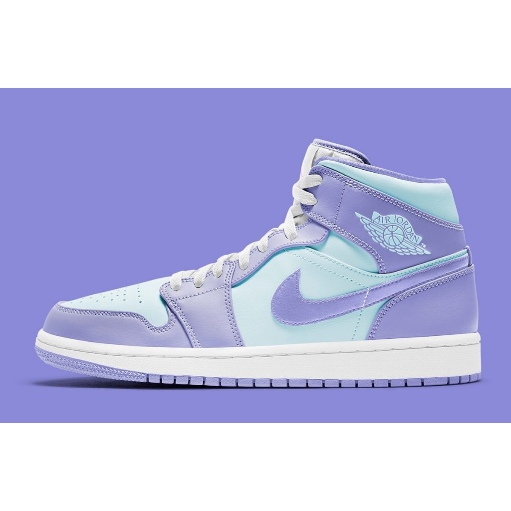 rare-item-nike-air-jordan-1-mid-purple-aqua-554724-500-สินค้าลิขสิทธิ์แท้-nike-รองเท้า