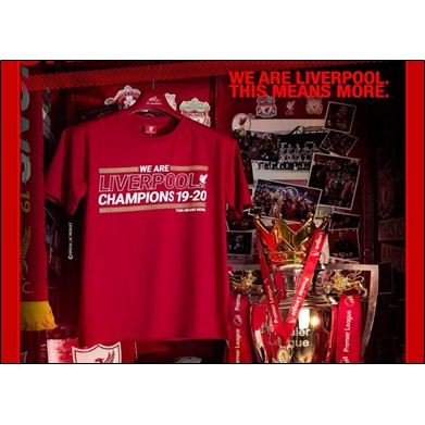 เสื้อบอล-เสื้อยืด-ลิเวอร์พูล-ชุดบอล-liverpool-ใหม่ล่าสุด-เสื้อยืดใส่สบาย-ราคาถูก-รุ่นฉลองแชมป์