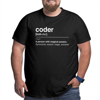 ผลิตภัณฑ์ใหม่👕เสื้อยืดแขนสั้น คอกลม ผ้าฝ้าย พิมพ์ลาย Coder A Person พร้อมโปรแกรมเมอร์