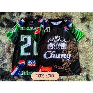 ใหม่ พร้อมส่ง เสื้อยืดแขนสั้น ลายทีมชาติไทย Chang Viral ทุกขนาด สําหรับผู้ชาย และผู้หญิง 2023