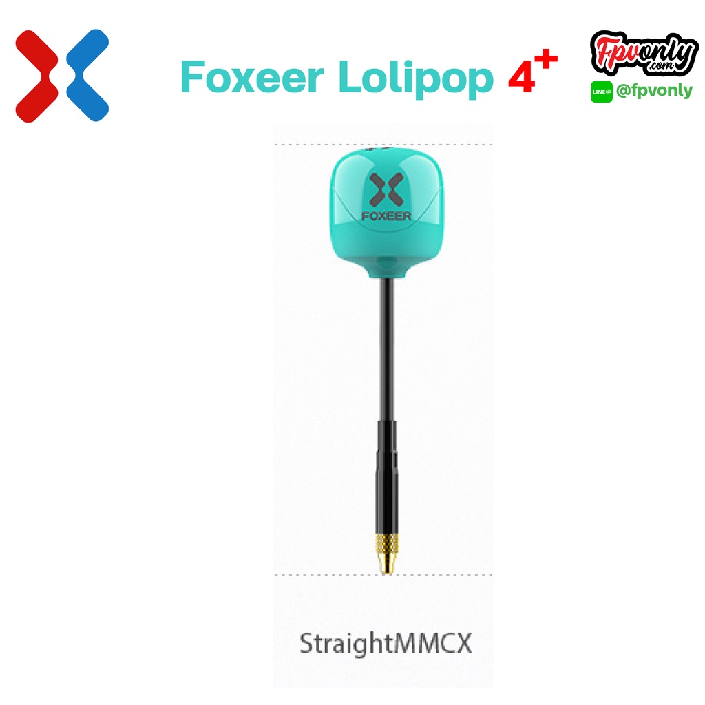 ภาพหน้าปกสินค้าFoxeer Lollipop 4 Plus High Quality 5.8G 2.6dBi FPV Omni LDS Antenna จากร้าน fpvonly บน Shopee