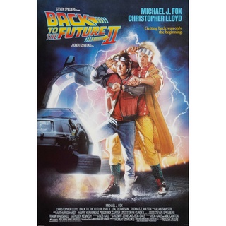 โปสเตอร์หนัง Back to the Future เจาะเวลาหาอดีต Movie Poster ภาพติดผนัง ตกแต่งบ้าน รูปติดห้อง ของสะสม ร้านคนไทย