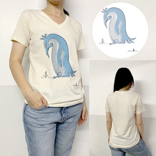 เสื้อยืดผ้า cotton 100% การ์ตูนกราฟฟิก ลายเพนกวิน