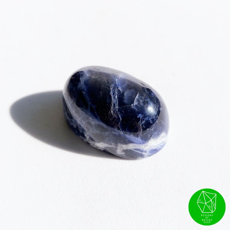 หินโซดาไลต์-sodalite-ทรงหัวแหวนนูนสูง