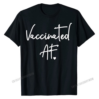 เสื้อยืดโอเวอร์ไซส์เสื้อยืดผ้าฝ้าย พิมพ์ลาย Pro vaccination vaccinated AF ตลก เลือกลายได้ สําหรับผู้ชายS-3XL