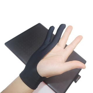 ❤❤ 2 Fingers Drawing Glove Anti-fouling Artist Favor Any Graphics Painting