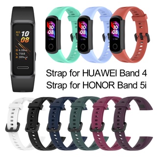ภาพหน้าปกสินค้าสายนาฬิกาข้อมือซิลิโคนแบบนุ่มสําหรับ Honor Band 5i สําหรับ Huawei Band4 ซึ่งคุณอาจชอบราคาและรีวิวของสินค้านี้