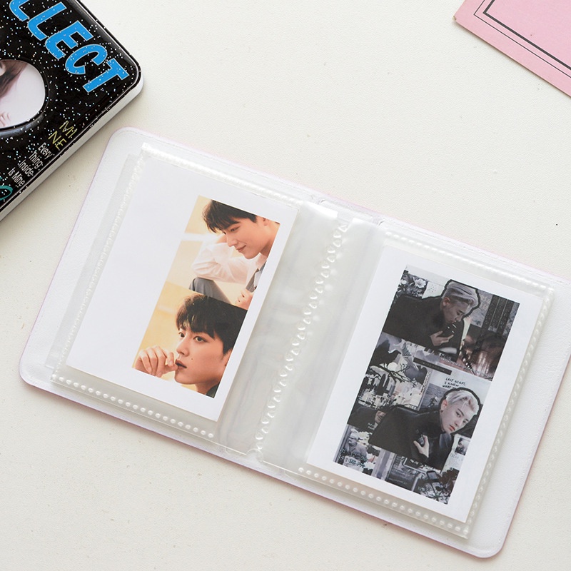 อัลบั้มรูปภาพ-3-นิ้ว-36-ช่อง-kpop-idol-photocards-ins-glitter-สําหรับเก็บสะสมหนังสือ