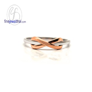 Finejewelthai แหวนเงิน-เงินแท้-แหวนหมั้น-แหวนแต่งงาน-แหวนอินฟินิตี้-Infinity Ring-Silver-Wedding-Ring - R130200wg-pgm