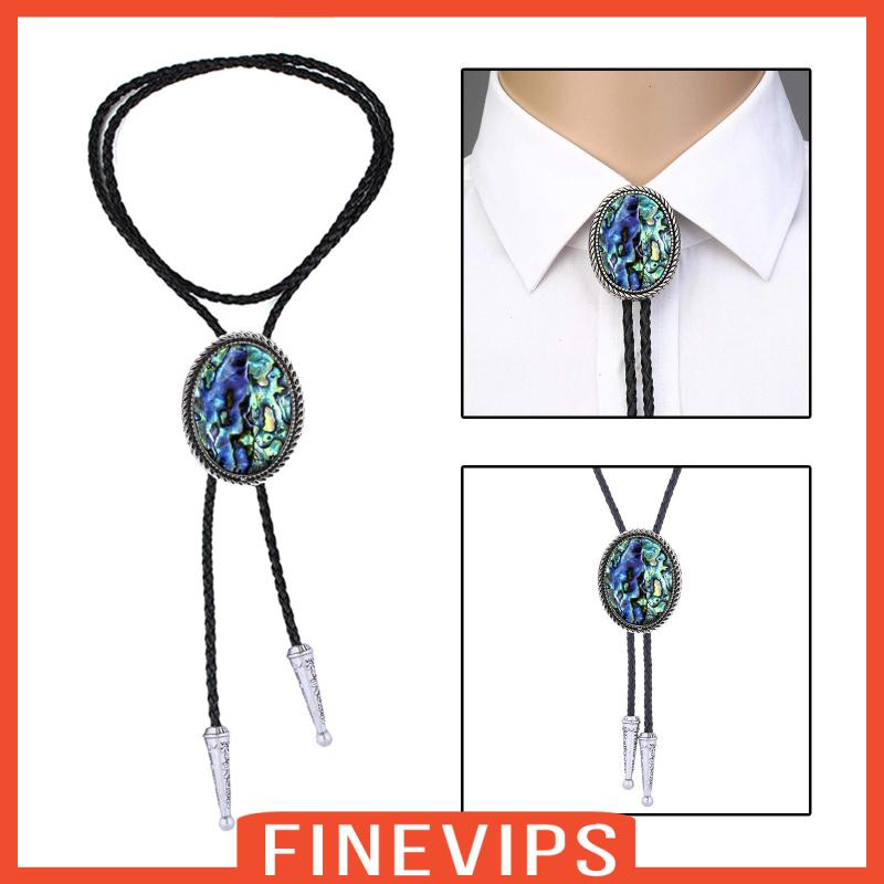 finevips-สร้อยคอ-เนคไท-โบโล-หนัง-pu-สไตล์ตะวันตก-คาวบอย-ผู้หญิง-ผู้ชาย-เครื่องแต่งกายฮาโลวีน