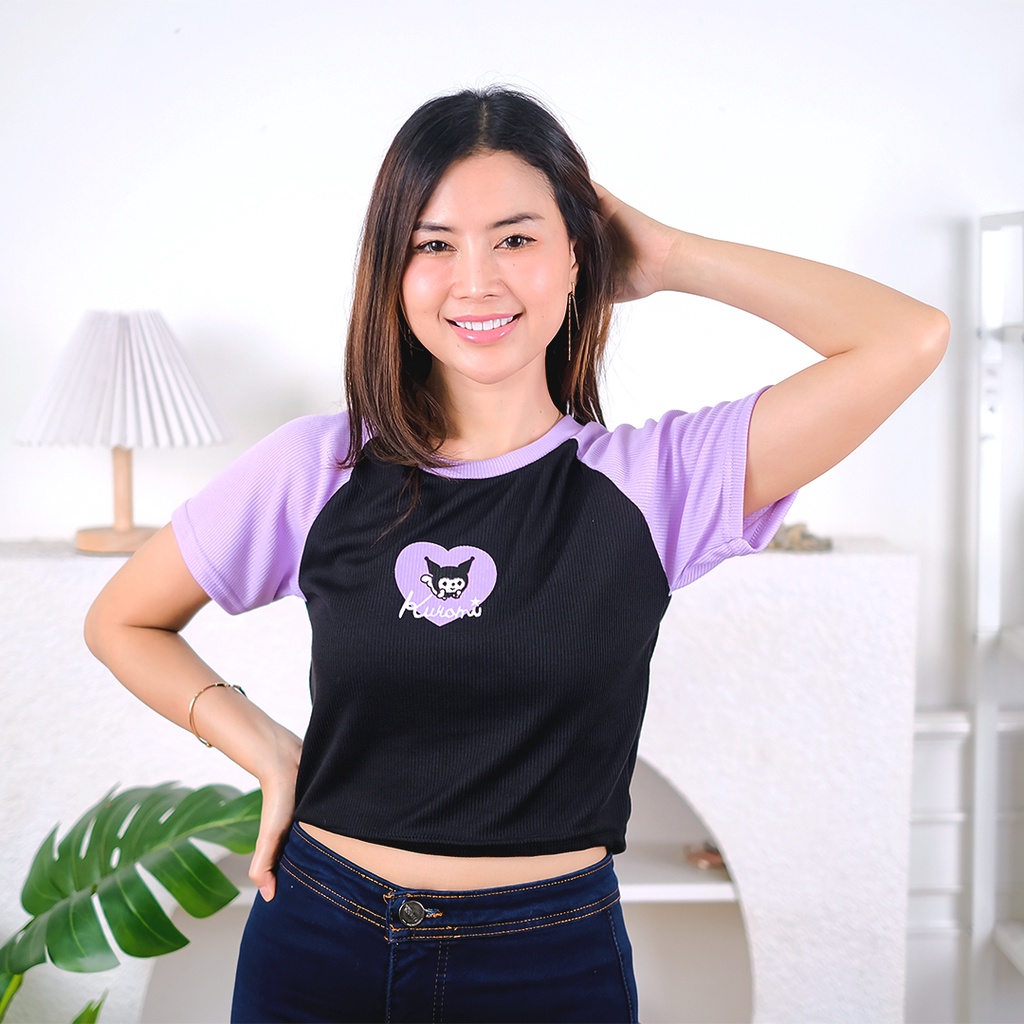 afi-ec-kuromi-เสื้อครอปท็อป-สีม่วง-ld-88-p40