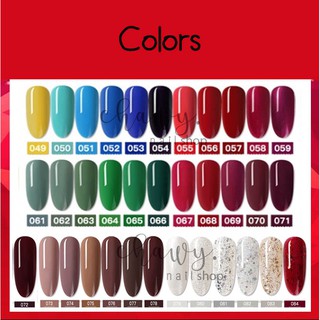 ภาพขนาดย่อของภาพหน้าปกสินค้าสีเจล ยาทาเล็บเจล Miss Mory 7 ml. (สีเจลต้องอบเท่านั้น) มีให้เลือก 96 สี จากร้าน chawy.nailshop บน Shopee ภาพที่ 3