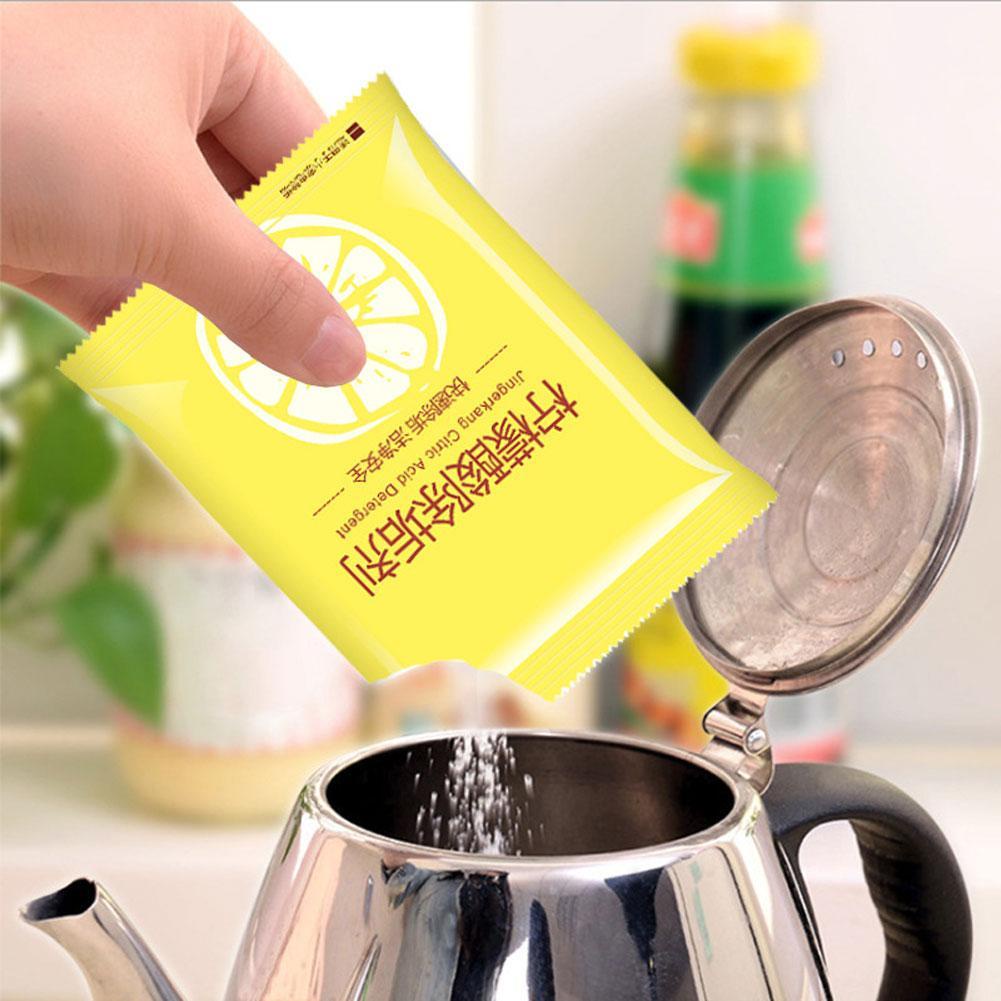 ใหม่-10-กรัม-แพ็ค-citric-acid-ผงซักฟอกภายในคอนเทนเนอร์ทำความสะอาดกาน้ำชาทำความสะอาดอาหารเกรดในครัวเรือน-strong-scale-remover-bri