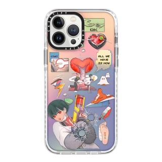 Casetify ALL WE HAVE IS NOW Case 13 Pro Max  Impact Case Color:Sheer- Iridescent [13PMสินค้าพร้อมส่ง]