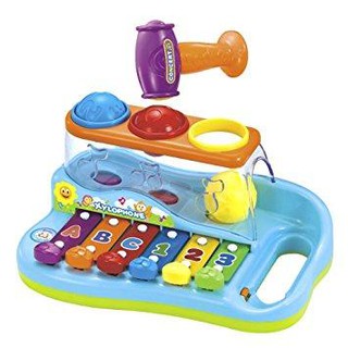 Baby Toys ของเล่นเครื่องดนตร เรียงตามส และตัวอักษรMusical Toys Knocking On Piano NO.856 เหมาะสำหรับ เด็ก 18 เดือน ขึ้นไป