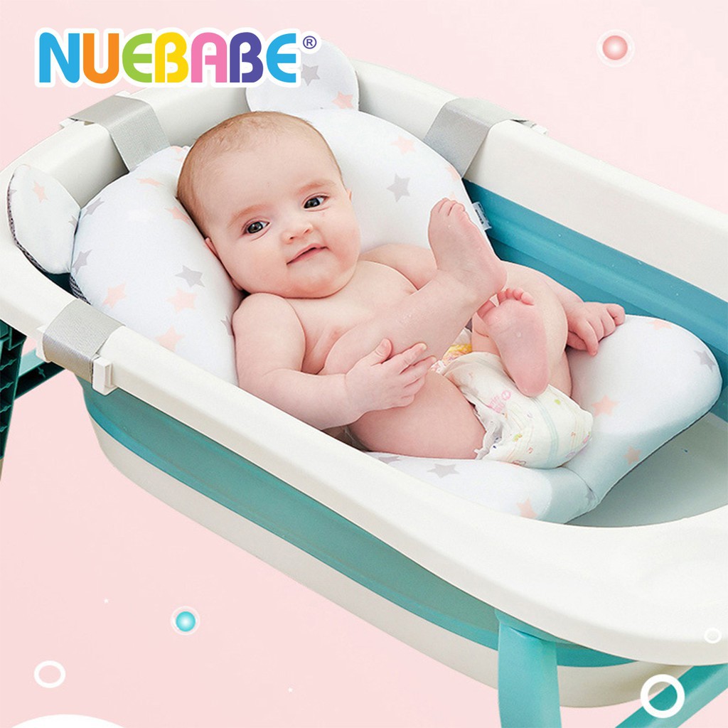 nuebabe-โฟมรองอาบน้ำเด็ก-พร้อมตัวล็อค-3-จุด-เบาะรองอาบน้ำเด็ก-เบาะรองอาบน้ำ-ที่รองอาบน้ำ-ที่รองอาบน้ำเด็ก-เบาะรองอาบน้ำ