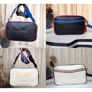 Coach 91082 Jes Crossbody In Colorblock ผู้หญิงกระเป๋าถือสลิงกระเป๋ากล้อง