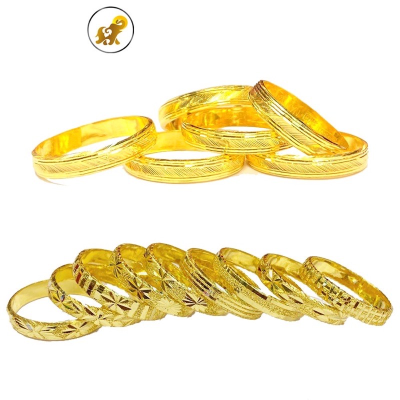 ภาพสินค้าแหวนทอง 1 กรัม (แจ้งลาย ได้เลยจ้า) น้ำหนัก1กรัม ทองคำแท้96.5% มีใบรับประกัน จากร้าน penchamps บน Shopee ภาพที่ 4