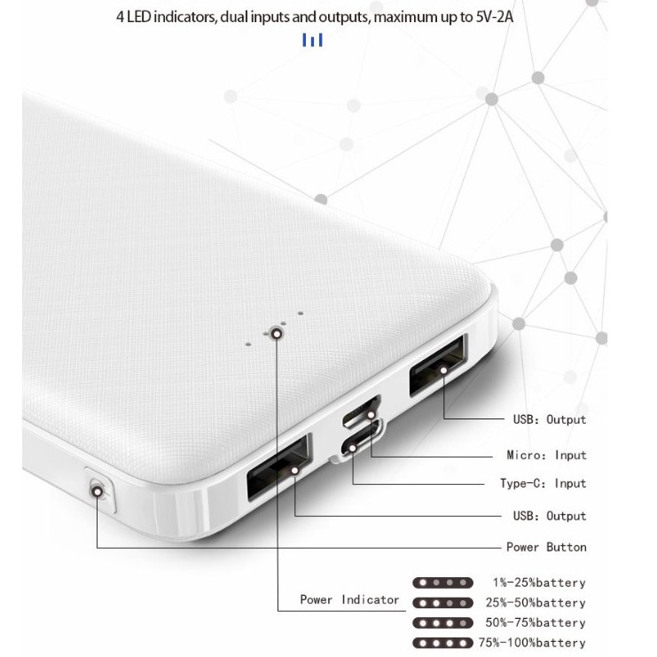 ภาพสินค้าพาเวอร์แบงค์ แบตสำรอง PRODA PD-P67,PD-P78 10000mAh/ Yoobao PD12,PD21-V2 ชาร์จเร็ว 10000/20000mAh Powerbank อินพุต Type-C จากร้าน energy_supershop บน Shopee ภาพที่ 2