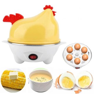 เครื่องต้มไข่ 🥚🥚ทำไข่ลวกไฟฟ้า รูปทรงการ์ตนไก่ EU Plug🧉🧉🧉--สินค้าพร้อมส่ง--