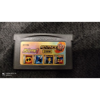 ตลับเกมส์รวม Gameboy Advance 150 in 1 เกมส์เด่น Incredible , Shark tale, ใช้งานได้ปกติ สินค้าดี ไม่มีย้อมแมว