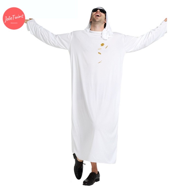 ชุดคอสเพลย์-ชุดขาว-ชุดปาร์ตี้-ชุดสีขาว-ธีมขาว-ชุดตะวันออกกลาง-arabic-white-cosplay-ชุดอาหรับ-ชุดอาบัง