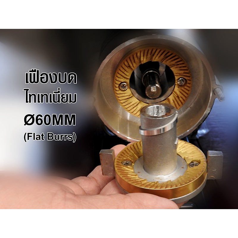 ภาพหน้าปกสินค้าAPRESSO 800N Coffee Grinder Titanium / Scarlet Burrs เครื่องบดกาแฟ 520N by VANIVITO เครื่องบด กาแฟ XEOLEO จากร้าน vanivito.thailande บน Shopee