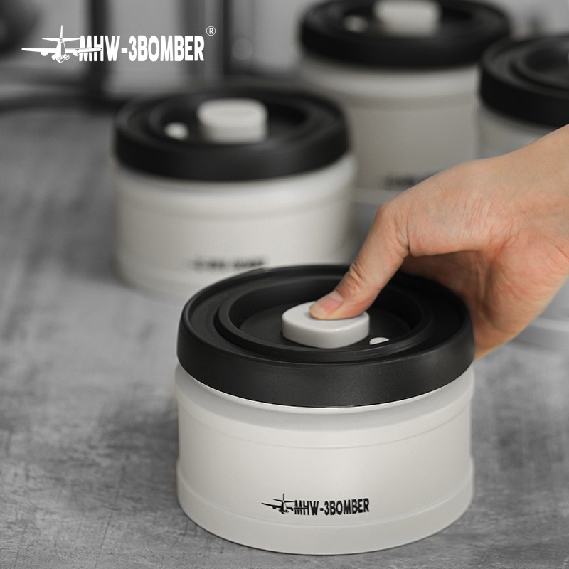 mhw-3bomber-vacuum-sealed-canister-กระปุกเก็บเมล็ดกาแฟ