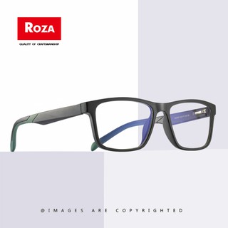 Roza ผู้ชายสีฟ้าแสงแว่นตาแว่นตา TR90 คอมพิวเตอร์แว่นตาแว่นตาใบสั่งยาย้อนยุคสายตาสั้นกรอบ KS118