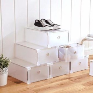 กล่องรองเท้า DIY สีขาวSize (cm) : 30*20*11