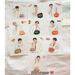 🔥พร้อมส่ง🔥sticker into1 pocky/zhangjiayuan จางเจียหยวน /into1 ของสะสม กดจากอฟช