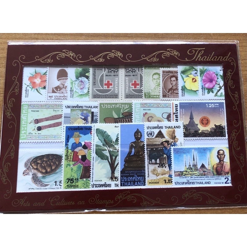 แสตมป์ไทยสะสมไม่ผ่านการใช้-thailand-stamps-a-piece-of-thai-art-and-culture