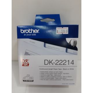 สติกเกอร์ Brother DK-22214 ขนาด 12mm.x30.48mm.