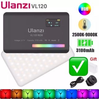 ภาพหน้าปกสินค้าUlanzi VL120 RGB Light LED กล้องแสงสี3100MAh หรี่แสงได้2500K-9000K-สีแผงโคมไฟสตูดิโอ ที่เกี่ยวข้อง