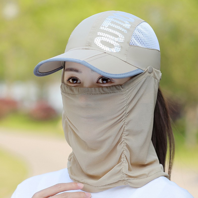 ภาพหน้าปกสินค้าสีสวยมากๆ หน้ากากกันแดดผู้หญิง Peaked cap, หมวกกัน UV, หมวกกีฬากลางแจ้ง1
