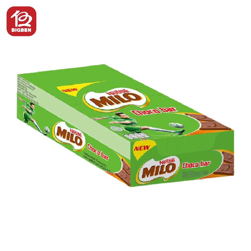 1-กล่อง-ไมโล-milo-ช็อกโกแลตบาร์-360กรัม-15กรัม-24ห่อ