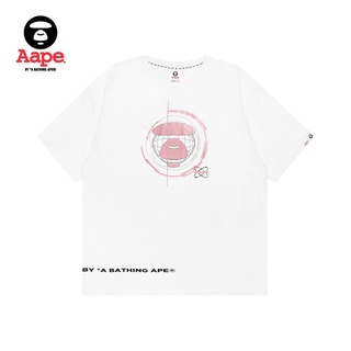 เสื้อยืดฤดูร้อนสำหรับผู้หญิงพร้อมส่ง Aape เสื้อยืดแขนสั้นพิมพ์ลายตัวอักษรสะท้อนแสงแฟชั่นฤดูใบไม้ผลิและฤดูร้อน 0539xx