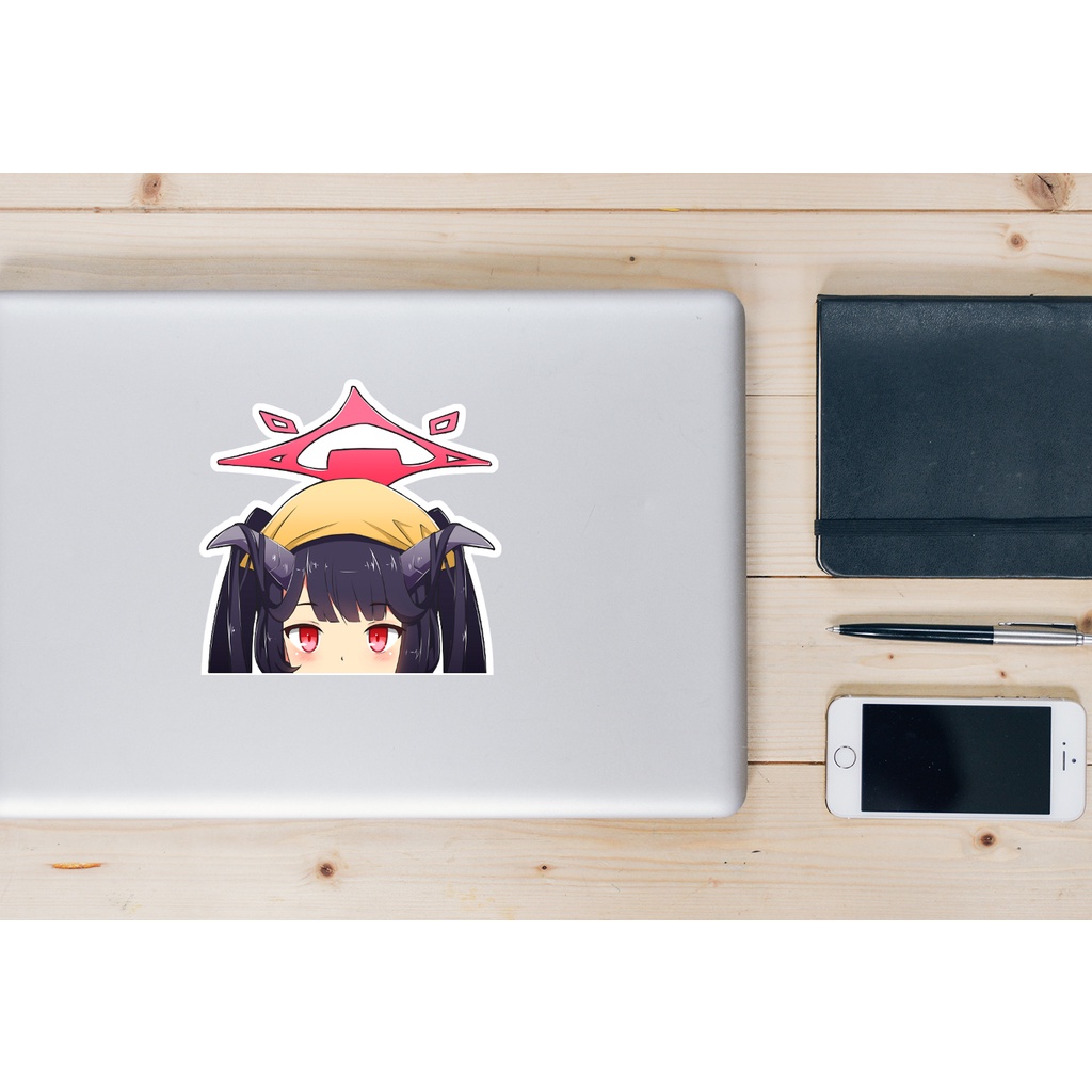 Blue Archive Fuuka Sticker สติ๊กเกอร์ 2 ชิ้น ติดรถยนต์ Peeker Aikiyo ...