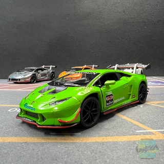 Kinsmart Die Cast Model โมเดลรถเหล็ก Lamborghini Huracan LP 620-2 (ลัมโบกินี ฮูราแคน) สเกล 1/36